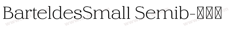 BarteldesSmal1 Semib字体转换